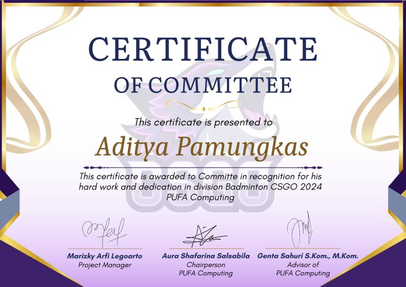 CSGO 2024 Badminton Committee